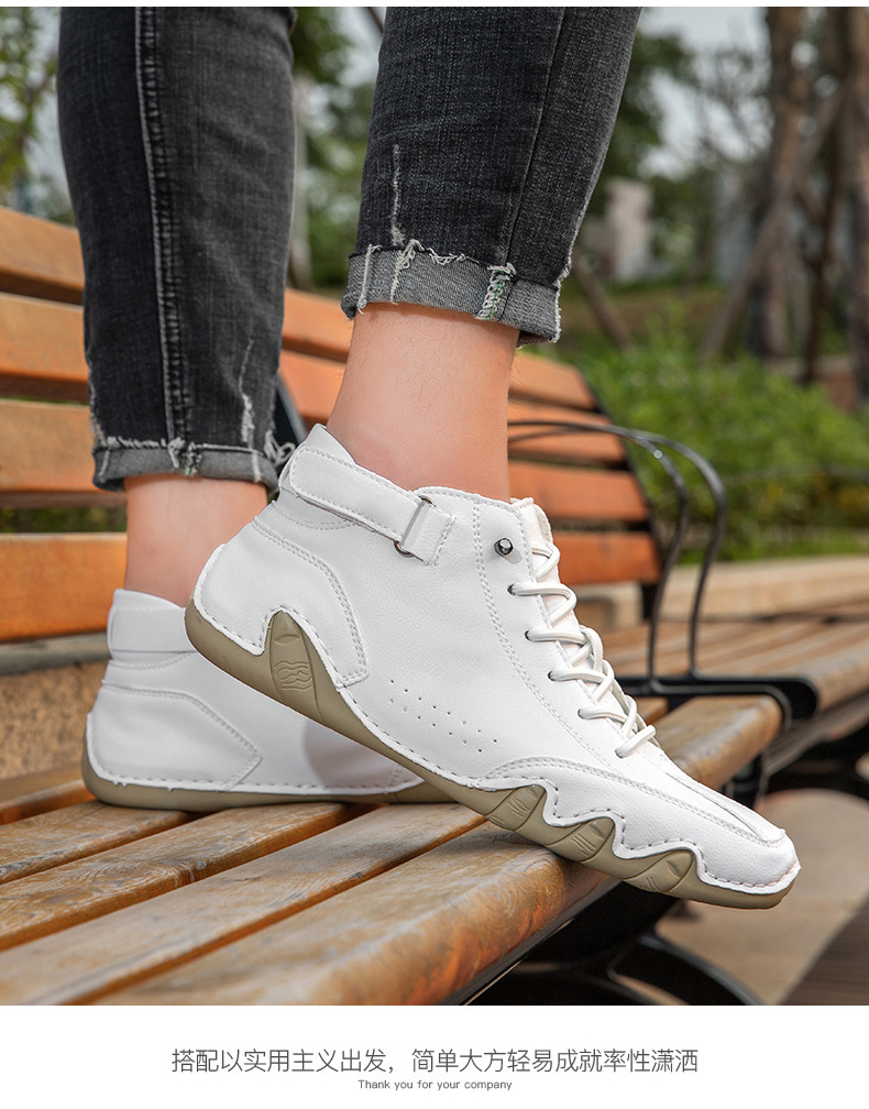 亚马逊热销马丁靴秋冬季跨境爆款高帮八爪鱼男鞋男士休闲短靴子详情15