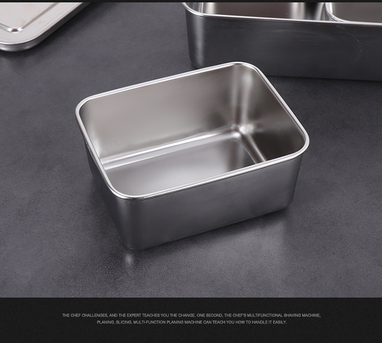 不锈钢调味盒套装日式味盒长方形调料罐留样盒食品佐料盒带盖包邮详情17