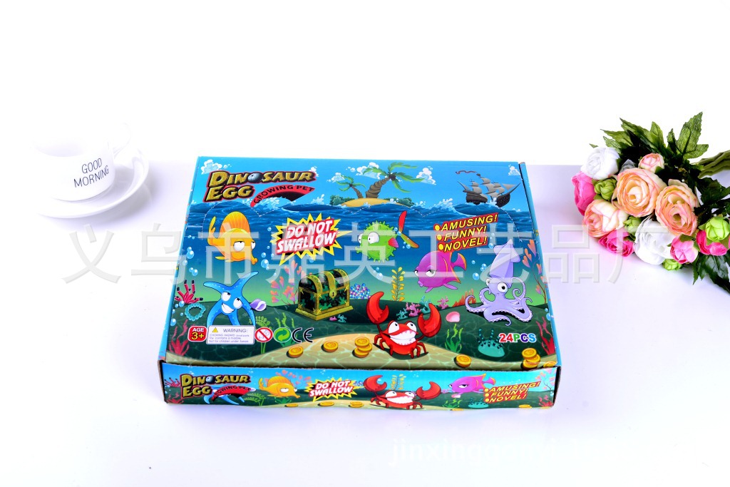 鼎浩 电商新款 膨胀玩具多彩龙虾 破壳龙虾 海洋生物动物 厂家供应详情12