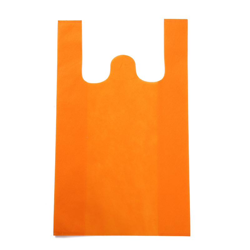 无纺布背心袋可印LOGO服装超市购物手提袋定制广告礼品无纺布袋详情9