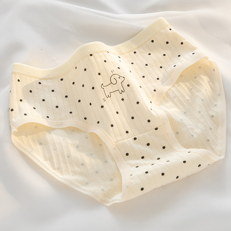 条纹卡通女士内裤女生纯棉A类婴儿棉少女7A抗菌裆三角裤头详情27