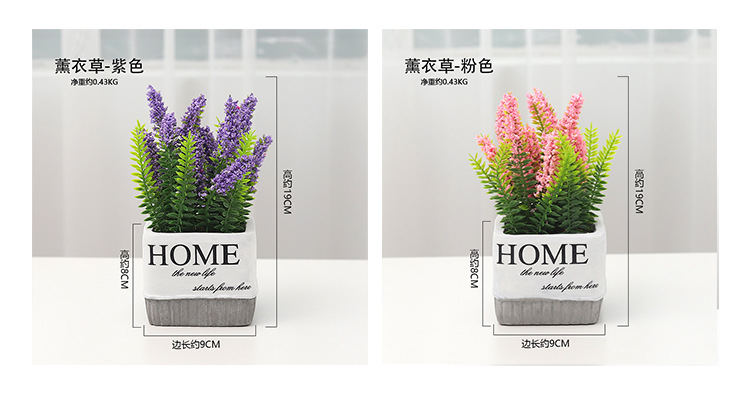 Nordic-style creative small clear cement POTS, artificial plant potted plants, office desk atmosphere decoration and arrangement pic 7