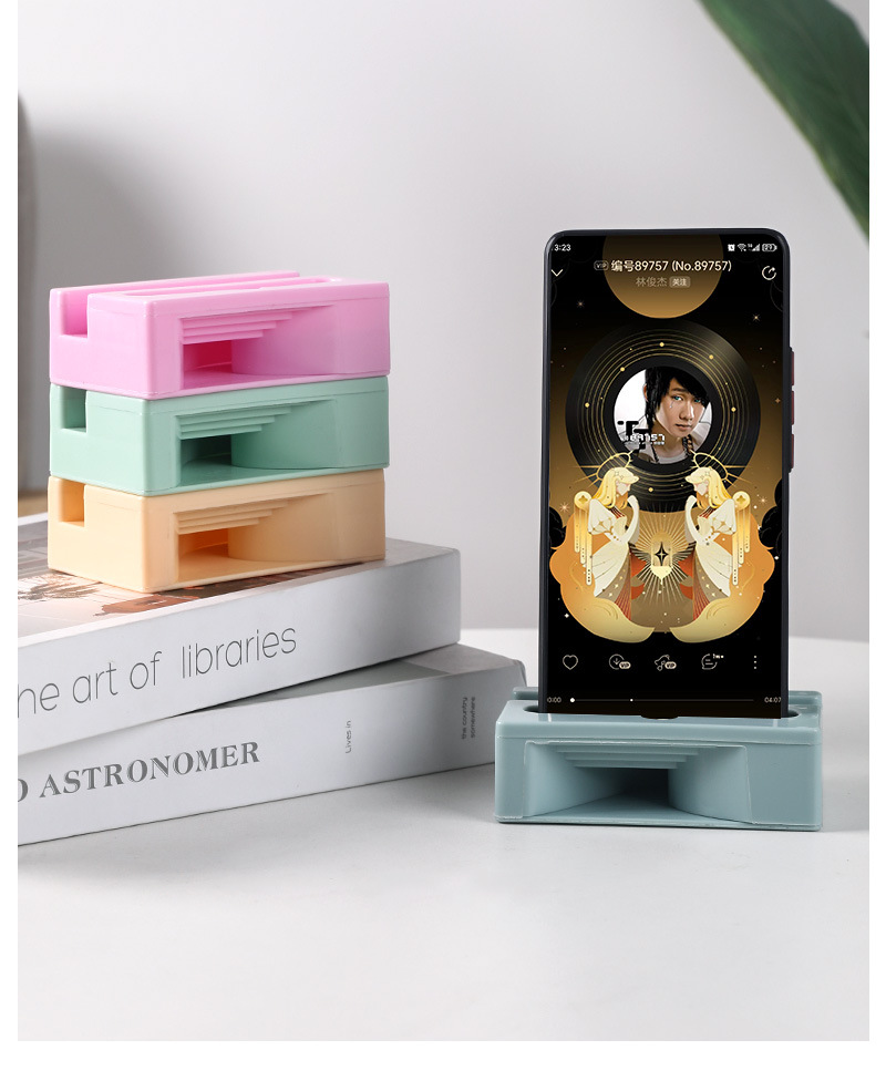 扩音器手机扬声器桌面手机音响家用物理扩音器创意手机支架详情15