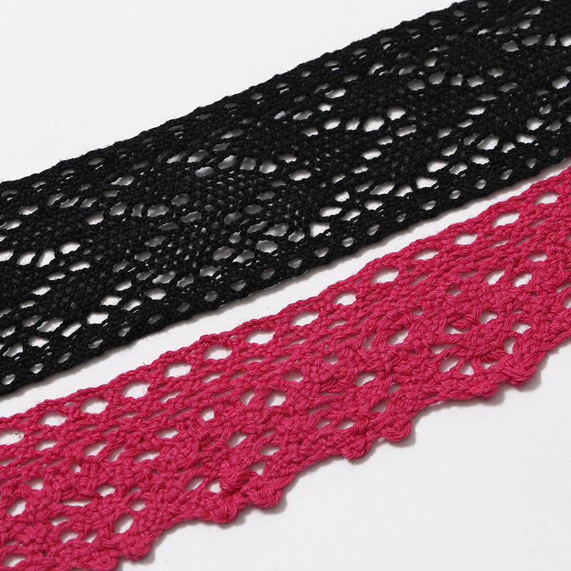 Factory direct supply of new woven sofas, curtains, tablecloths, hollowed-out lace, clothing and hat accessories, cotton thread accessories wholesale pic 4