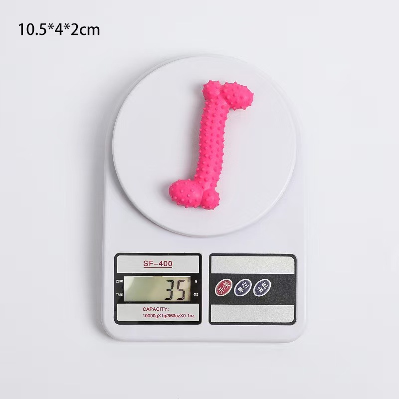TPR large bone teething, chewable and easy-to-wash pet toys are sold directly from the factory across the entire network pic 3