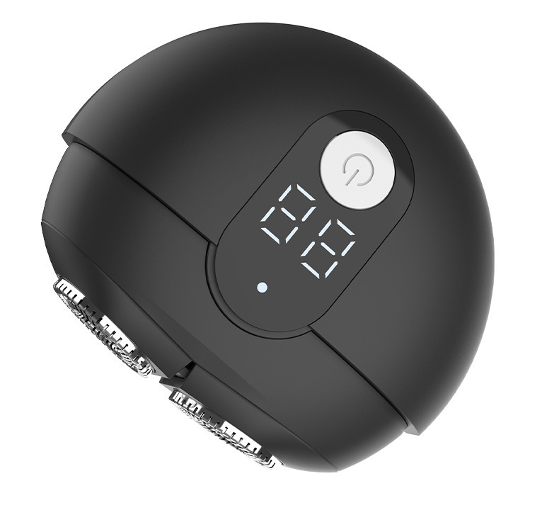 Hatteker portable electric shaver, rotary double-head razor, full-body washable mini beard razor pic 16