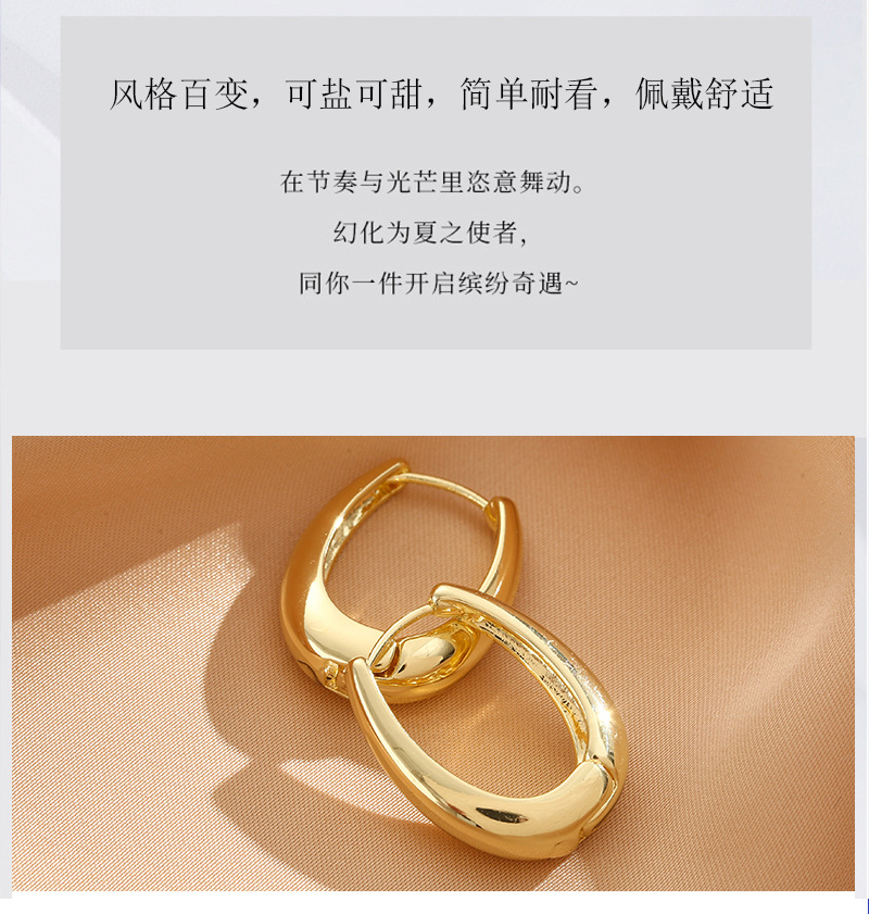 S925 Silver needle European and American style fashionable earrings, simple and elegant, niche and individual, high-end sense, stud earrings for women wholesale pic 11