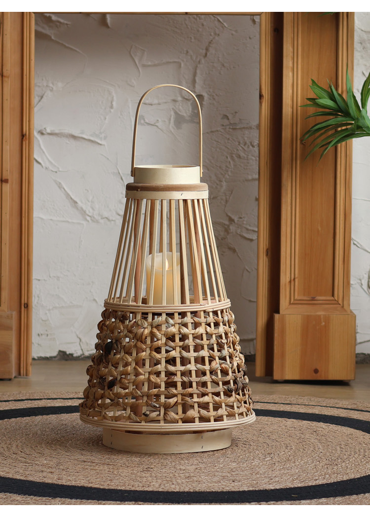 Large quantity discounts are available. Wooden wind lanterns, new Chinese-style candles, candlesticks, high-end lanterns, wabi-sabi style model room pic 23