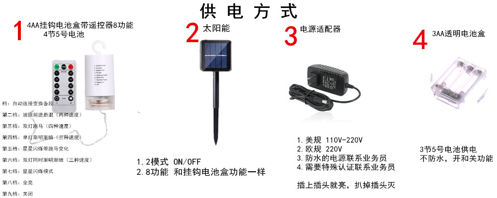 Cross-border new products: solar tree vine lamp, led copper wire lamp, ponytail waterfall lamp, outdoor waterproof courtyard decorative lamp pic 7