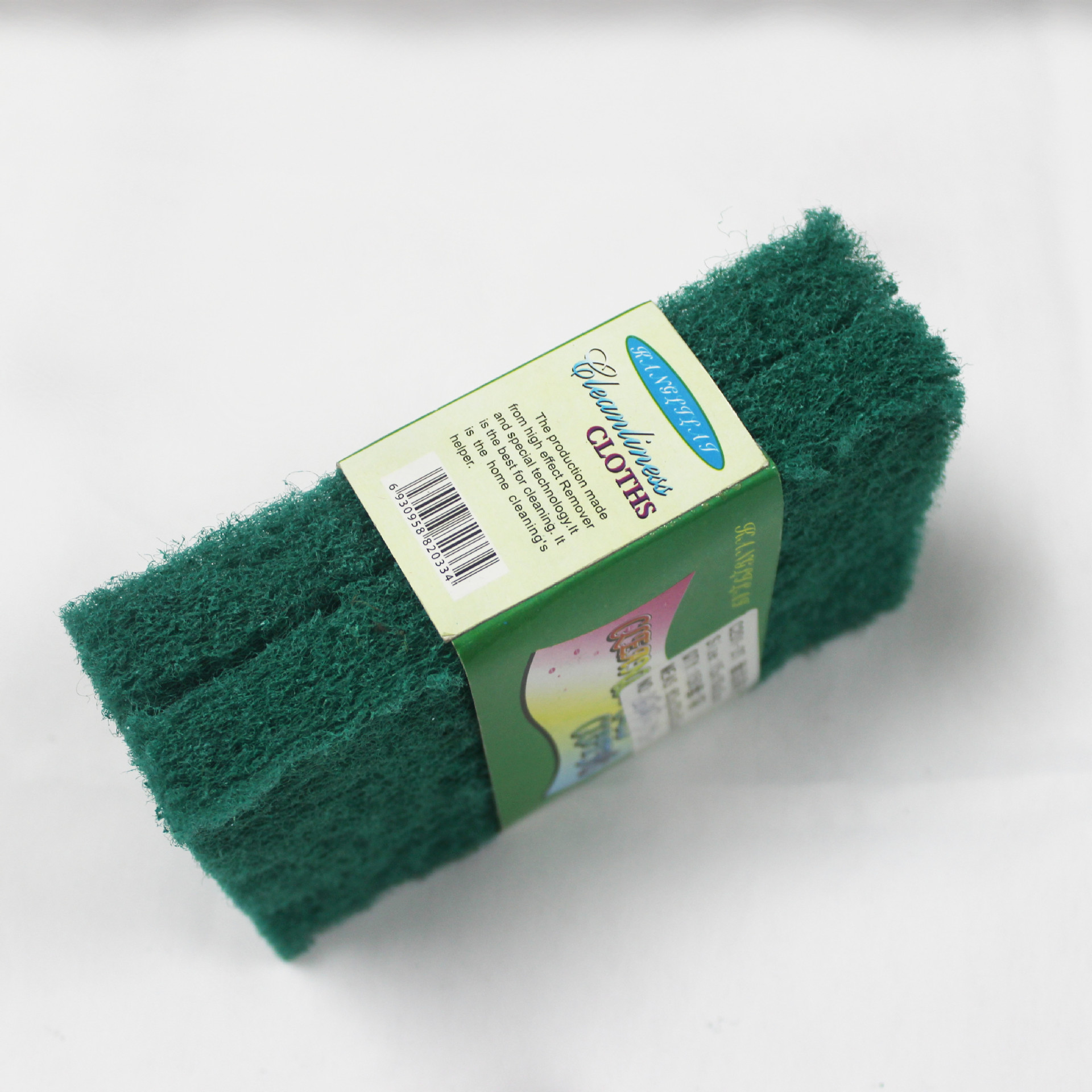 Yijingjie Baili thickened non-irritating hand cleaning cloths, scouring pads, kitchen cleaning supplies, and dark green dishcloths are on wholesale sale pic 4