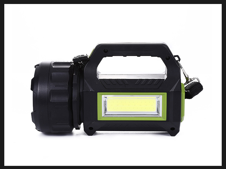 户外野营探照灯厂家供应 远射LED手电筒长续航户外照明电筒详情10