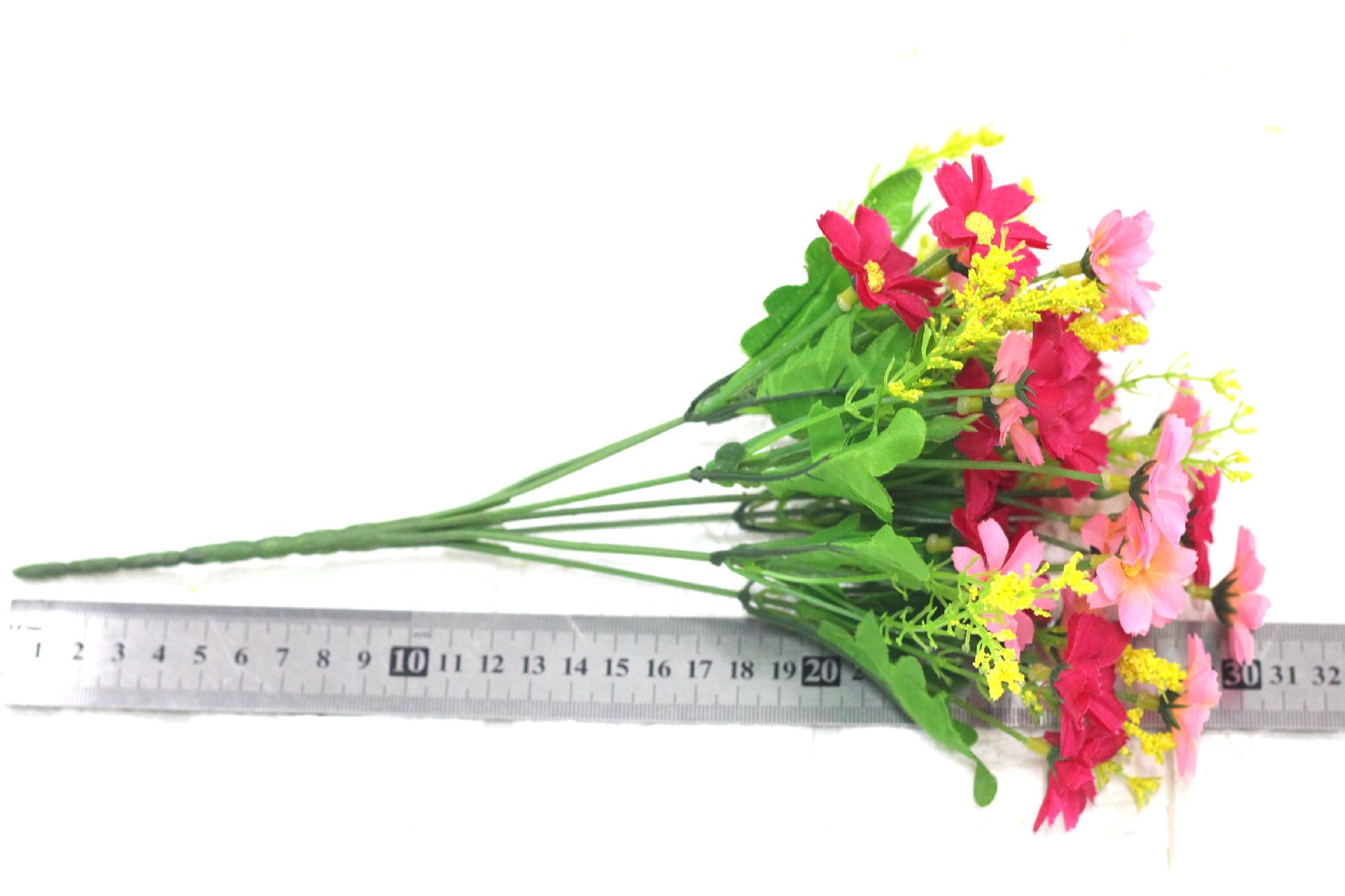 Factory wholesale of garden flowers, artificial flowers, fake flowers, 28-head jumping orchid chrysanthemums, small daisies, wedding project flowers pic 4