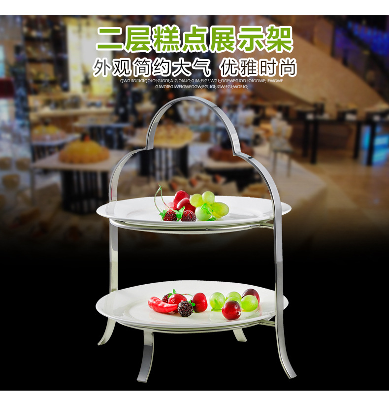 欧式下午茶点心架子 铁艺婚庆甜品台鸟笼摆件 杯子蛋糕架多层西点详情7