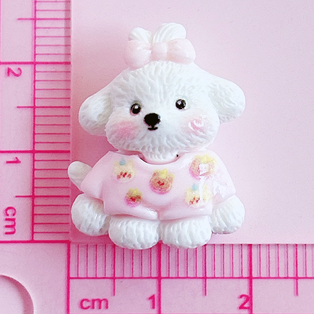 想念可爱蝴蝶结狗狗宠物卡通动物diy饰品发饰配饰贴手作挂饰材料详情19