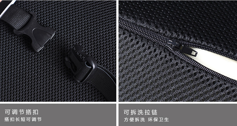 The manufacturer processes and customizes Amazon car cushions, slow rebound memory foam lumbar support pillows pic 2