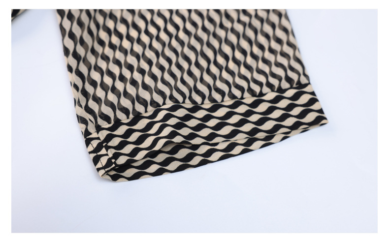 中年妈妈夏装雪纺衬衫长袖2024新款中老年女洋气上衣打底花色衬衣详情23