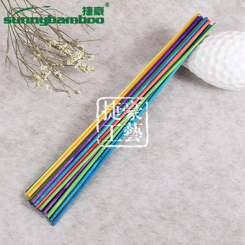 木质工艺多种规格彩色木棒美妆美容棒指甲美甲清洁棒可定制批发详情3