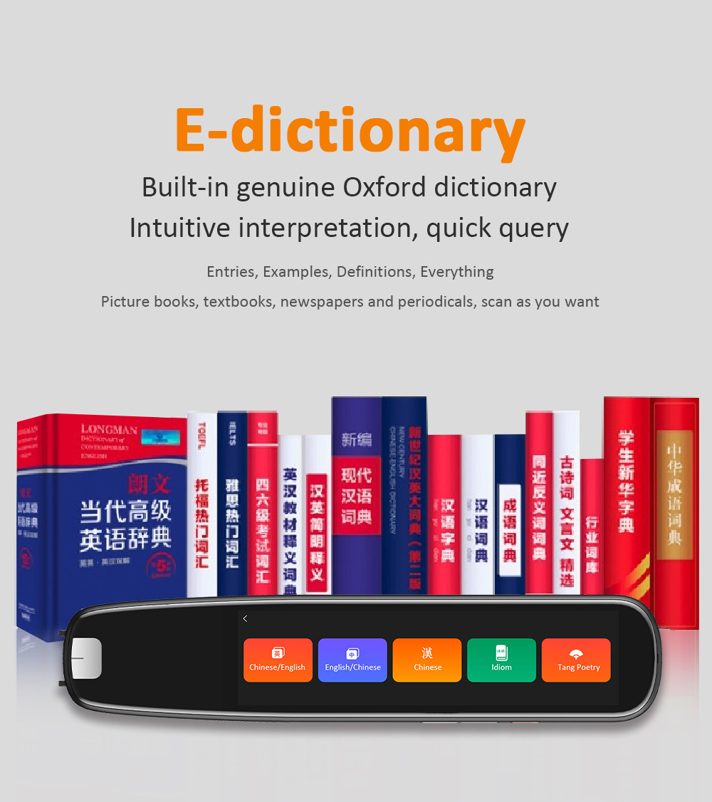 Cross-border best-selling 134 languages offline scanning translation pen, dictionary pen, translation pen, voice translator, Arabic, English pic 5