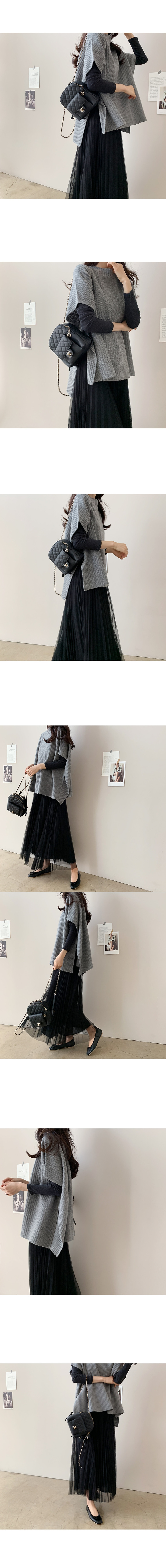Elegant and mature cape sweater, cape coat, new autumn Japanese and Korean knitted sweater top, loose and slimming, large size pic 1