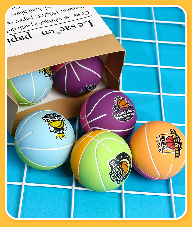 空心高弹力球儿童橡胶减压室内静音仿真皮球学生玩具球批发厂家详情11