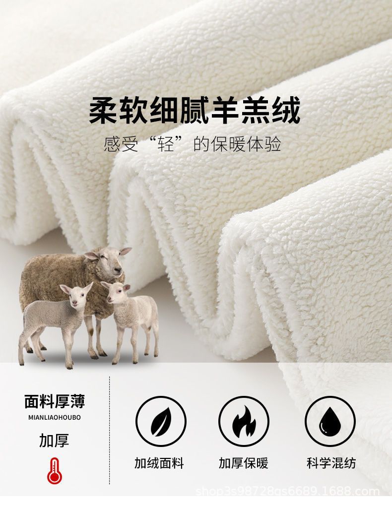 羊羔绒鲨鱼裤子外穿秋冬加厚加绒高腰打底裤女保暖显瘦腿瑜伽芭比详情15