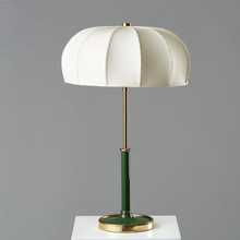 American-style creative ceramic gourd table lamp, bedside lamp, retro living room and study decorative lamp, simple American-style lighting fixtures, European style pic 37