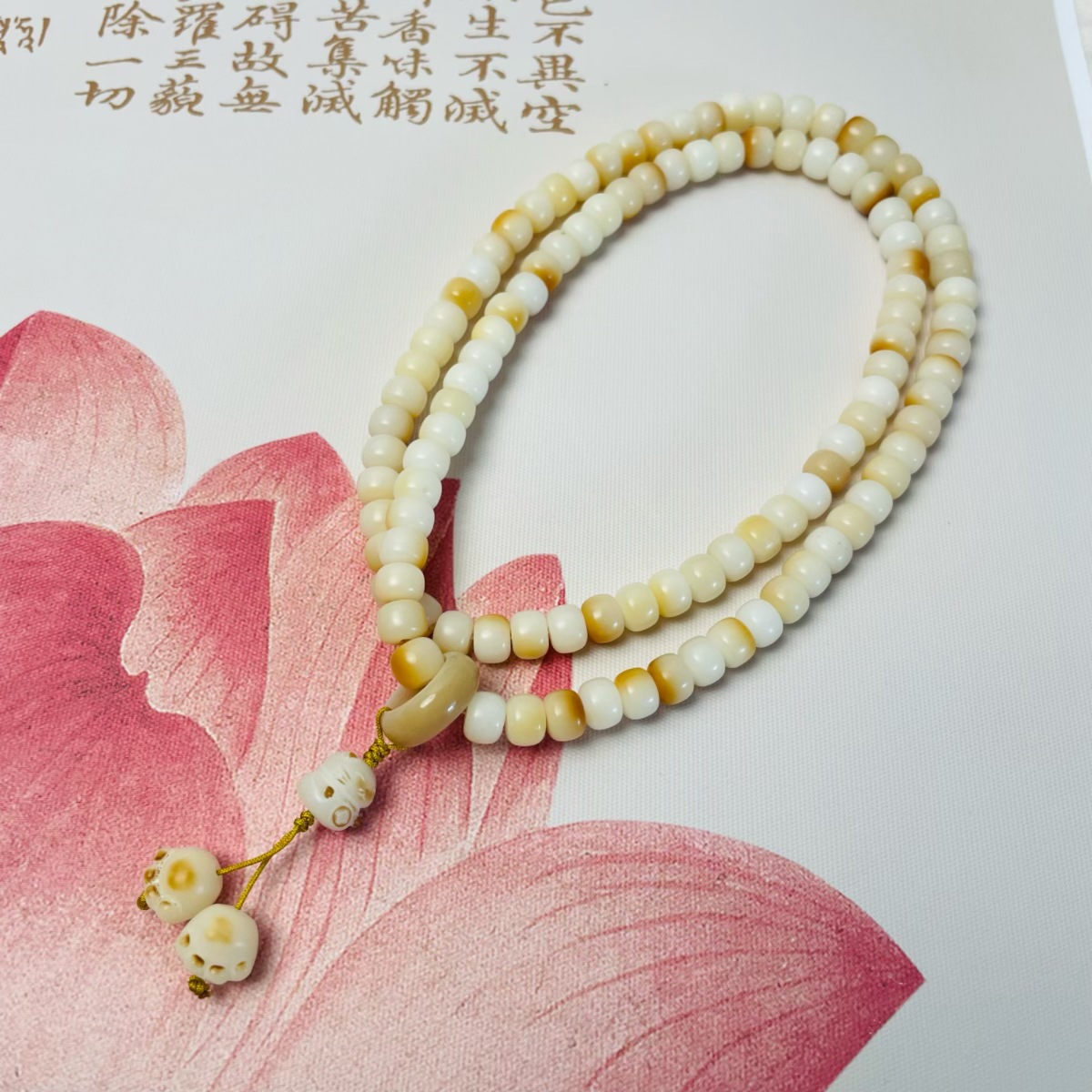 Qingmang Dunhuang Bodhi Root Bracelet, Handmade diy Buddhist prayer beads, prayer beads, necklace, bracelet, fine New Chinese-style jewelry wholesale pic 19