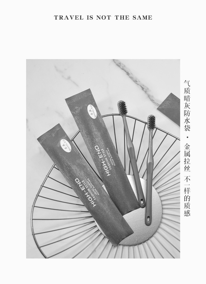 Wholesale hotel disposable toothbrushes, hotel and homestay travel toiletries sets, toothbrushes, combs, shower caps manufacturers pic 3