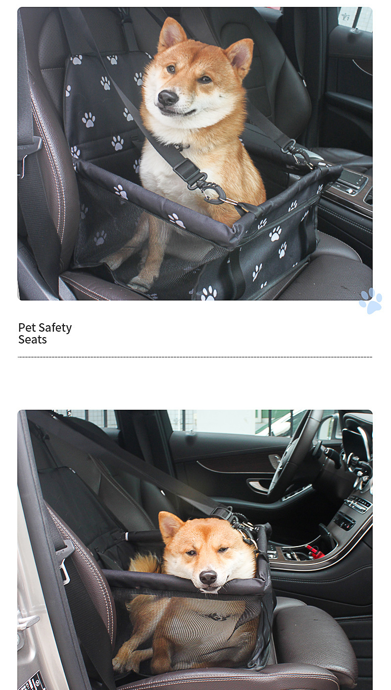 Pet car bed safety seat, dirt-proof and waterproof, portable and durable dog car bed for going out, pet car pad bed pic 10