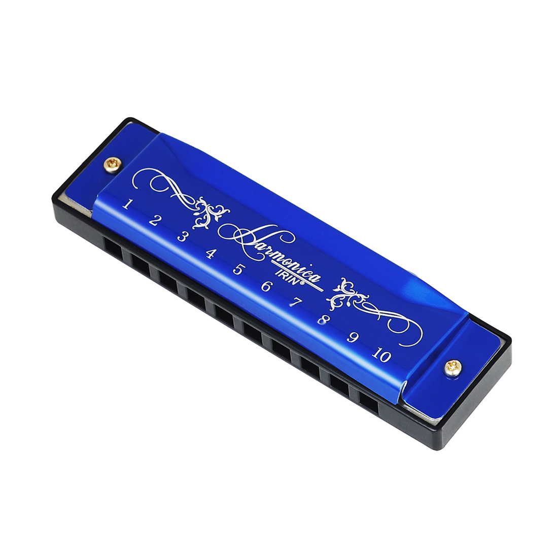 Cross-border wholesale of IRin 10-hole 20-note harmonica in C key for beginners to start playing the 10-hole harmonica pic 14