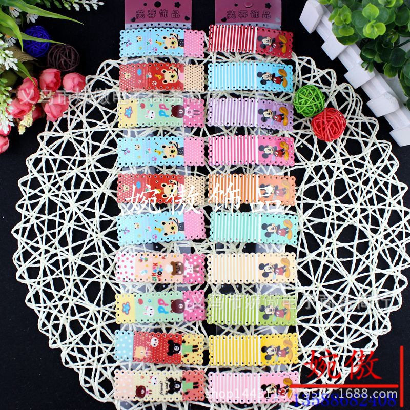 Alloy diamond-encrusted small claw clips, grab clips, hair clips, gold and silver, Yiwu two-yuan store small commodity headwear wholesale pic 95