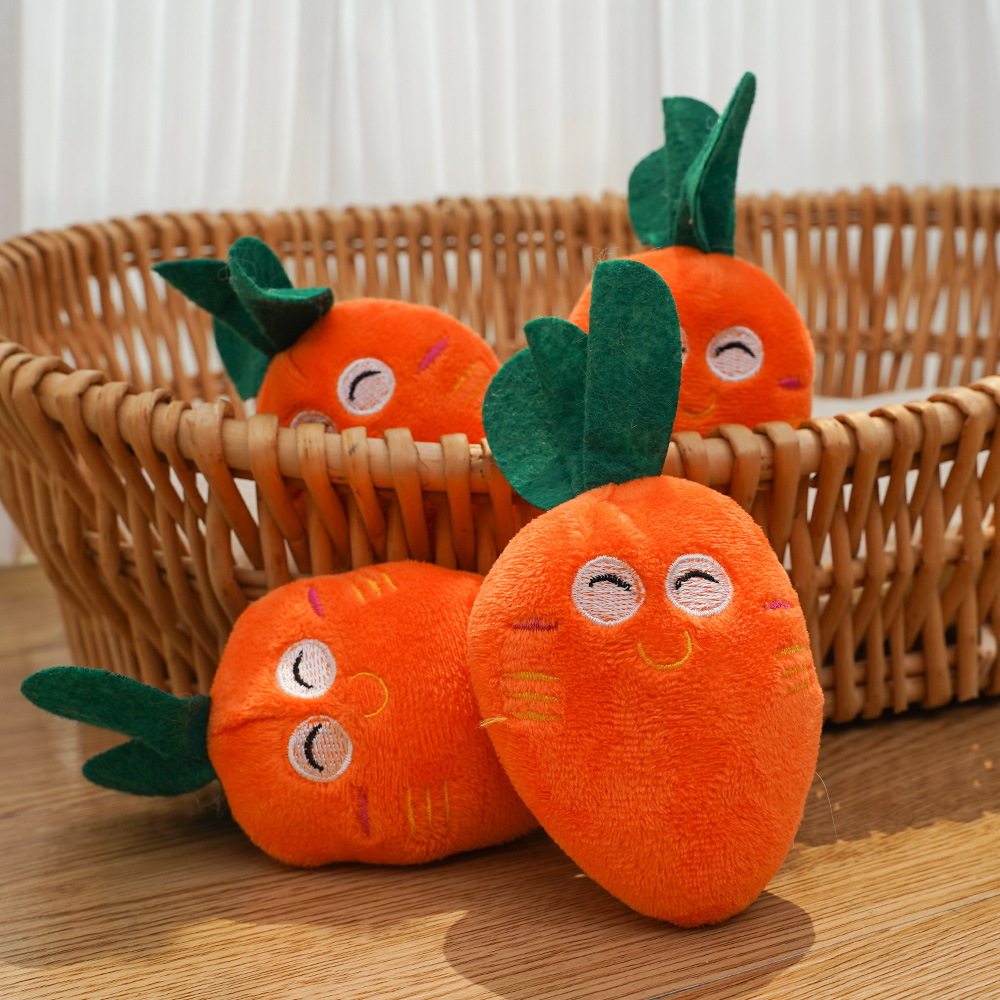 Pet dog plush sound-making toy, bb calling pet cat toy, carrot plush toy, for pet toys pic 16