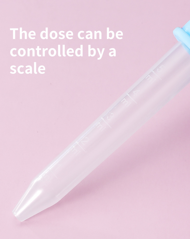 Food-grade dropper drug feeder, high suction power silicone drug dropper, test tube drug feeding tool, water-absorbing toy pic 5
