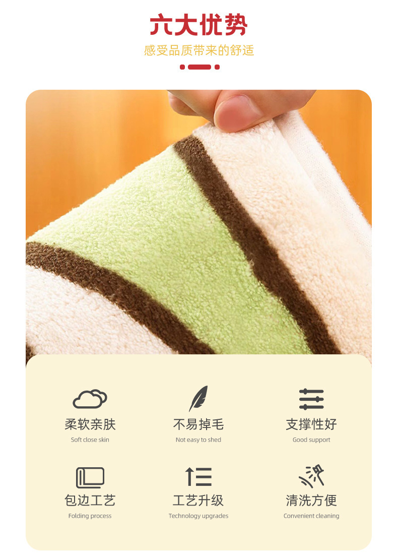 Faux cashmere floor mat, Japanese and Korean style bathroom entrance mat, cartoon and cute, washable foot mat for delivery pic 2