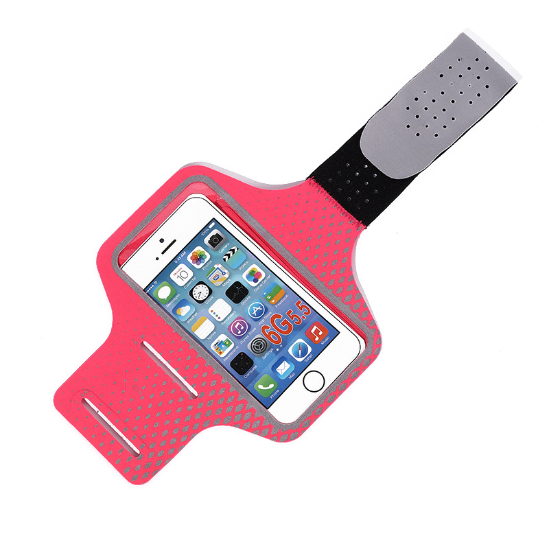 Factory direct sales of outdoor sports mobile phone arm bags, portable mobile phone bags for running and fitness, elastic and breathable key-hanging arm covers pic 15