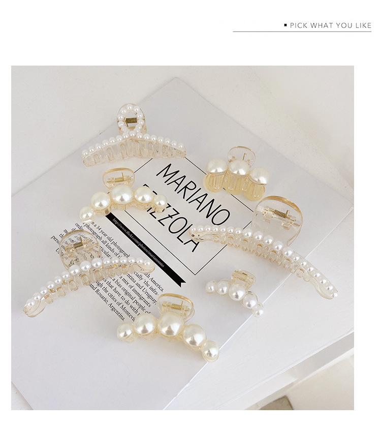 法式抓夹后脑勺发夹女ins韩国气质发卡头饰亚克力蝴蝶鲨鱼夹批发详情27