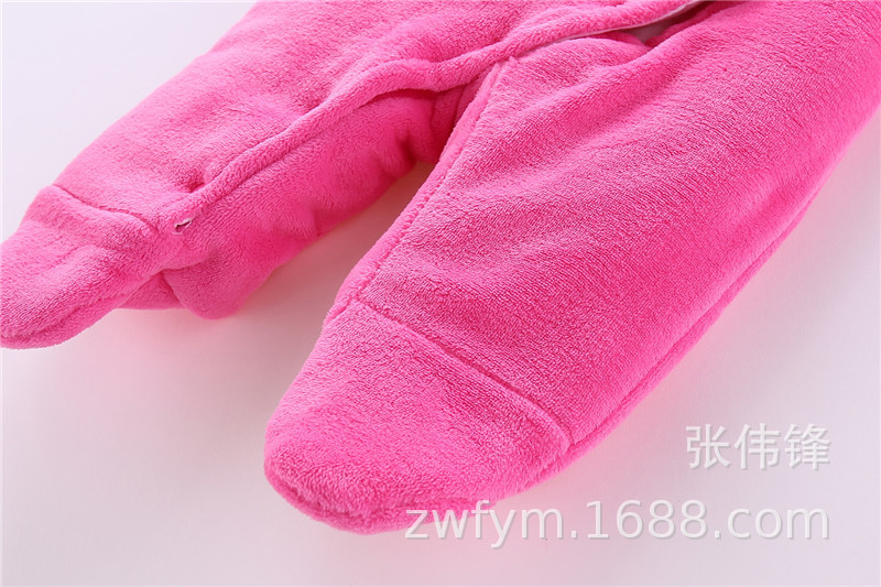 Baby one-piece suit thickened autumn and winter outfits 0 baby clothes for boys and girls 1 newborn autumn clothes winter cotton-padded clothes crawling clothes pic 40