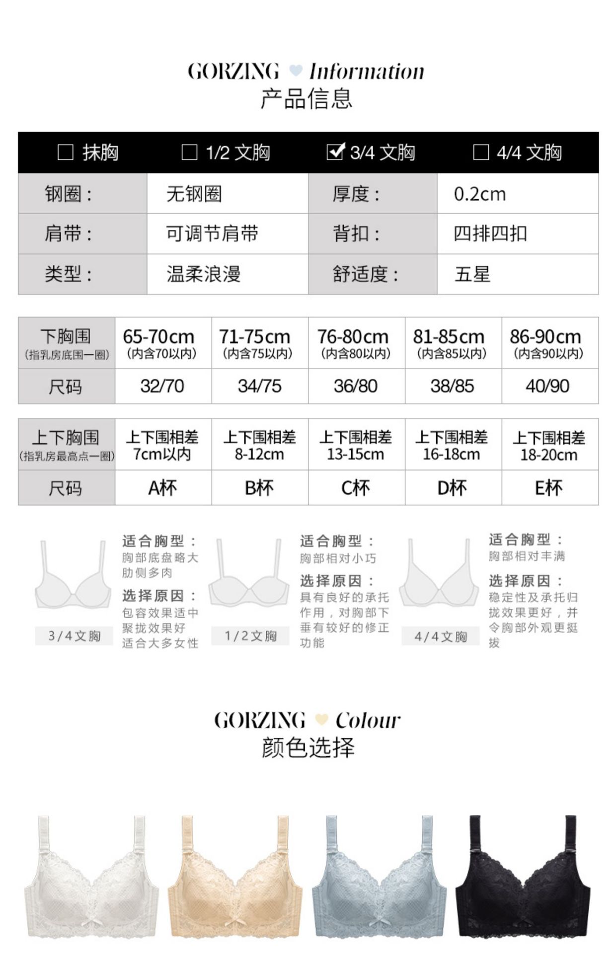 天猫爆款超薄内衣女大胸显小收副乳防下垂夏季薄款文胸无钢圈胸罩详情11