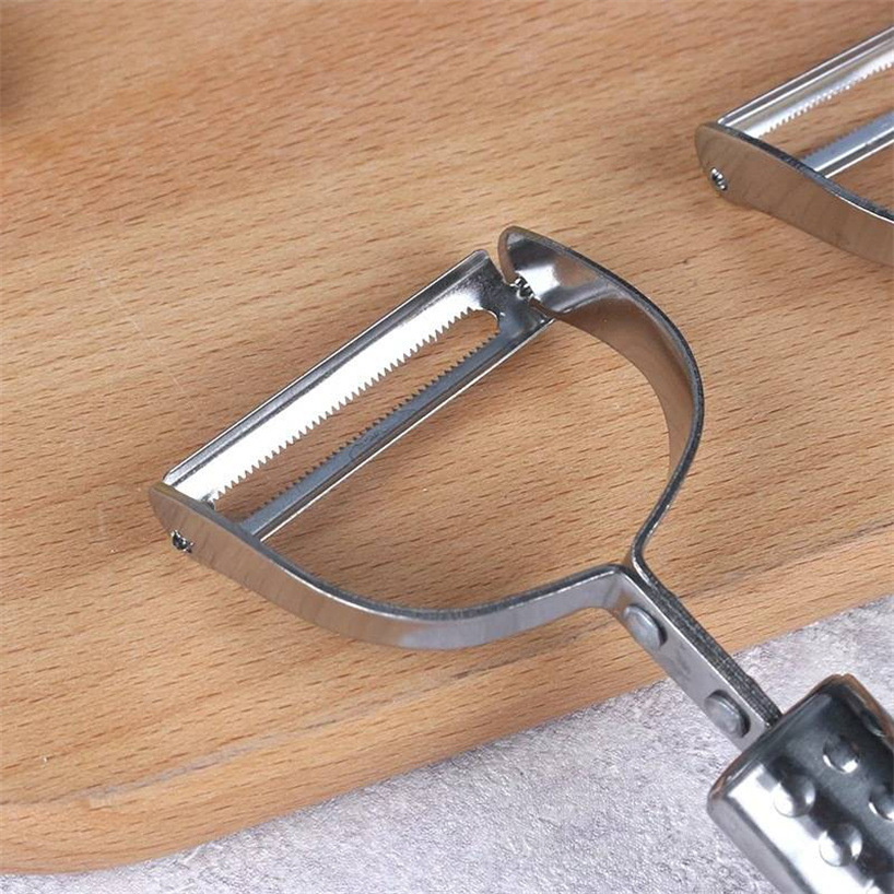 Card-mounted peeler, serrated peeler, steel-handled fruit knife, vegetable peeler, planer, kitchen peeler, 2-yuan store pic 7