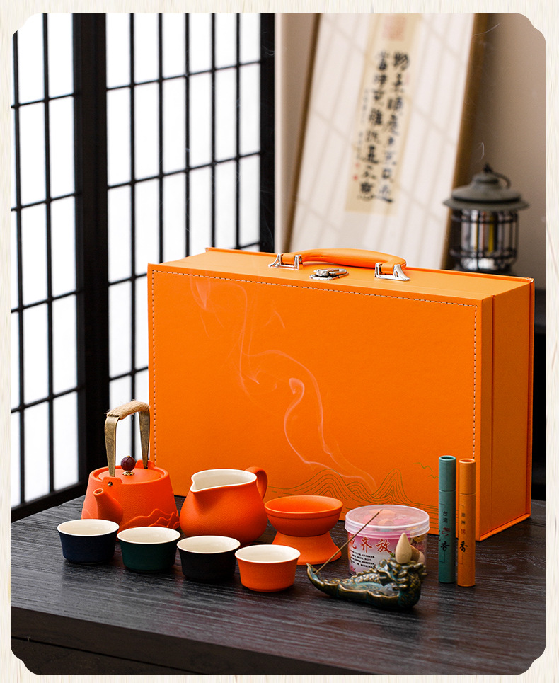 Yuanshan Gongfu tea sets are high-end and practical gifts for home use, company meetings, banks, and business souvenirs for clients pic 14