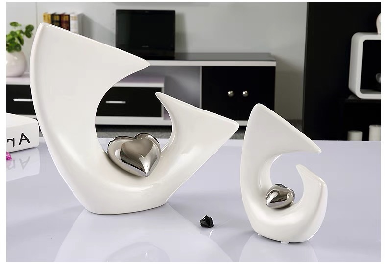 Chinagoods ceramic Ornaments modern wine cabinet Ornaments light luxury living room entrance hall office study simple home decorations ceramic Ornaments souvenirs pic 6