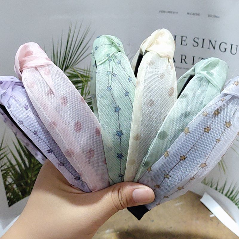 韩版发箍古风布艺头箍简约百式交叉打结显脸小发卡头扣发饰批发详情13