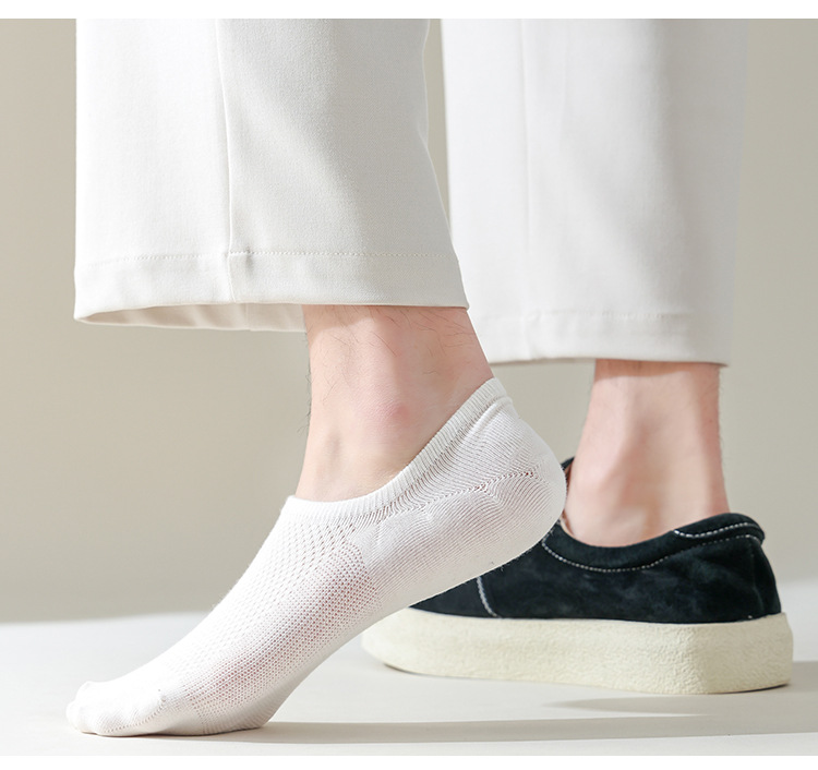 袜子地摊一件代发袜子男夏季薄款隐形袜 防臭吸汗网眼透气男士船袜 诸暨男袜一件代发详情19