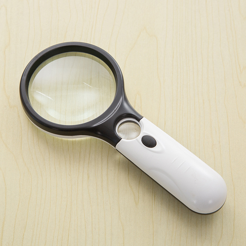 Factory direct sales of LED double-lens magnifying glass with light MG6902 pic 1