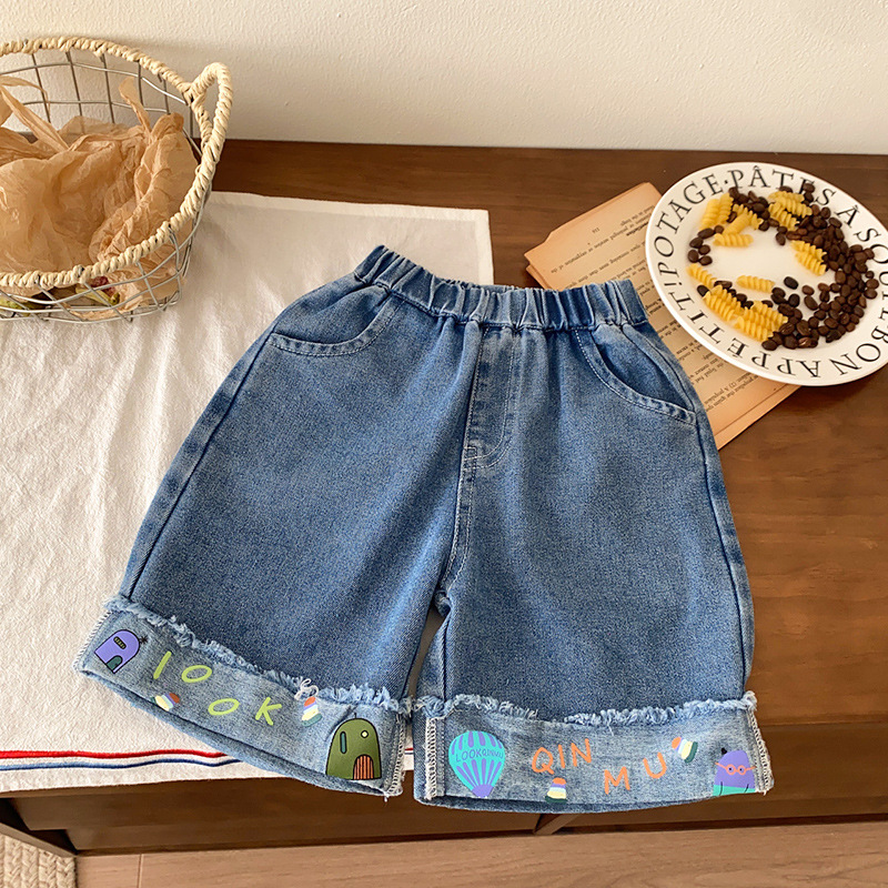 男童花衬衫短袖2024夏季新款儿童宝宝洋气翻领衬衣小童男孩潮上衣详情1