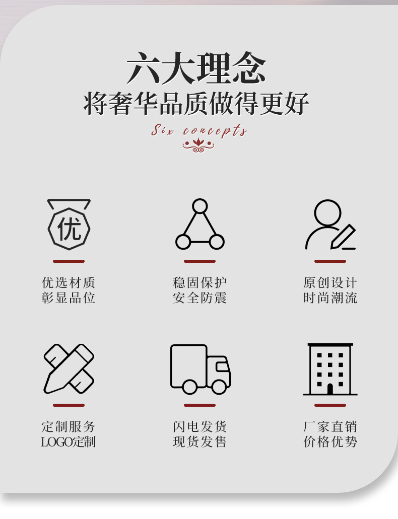 双支红酒礼盒酒盒葡萄酒包装皮木盒红酒盒高档2支装皮盒可制logo详情3