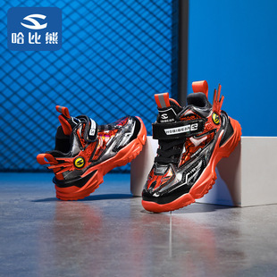 哈比熊童鞋2022虎年新款青少年运动鞋男童时尚炫酷跑步鞋现货代发详情7