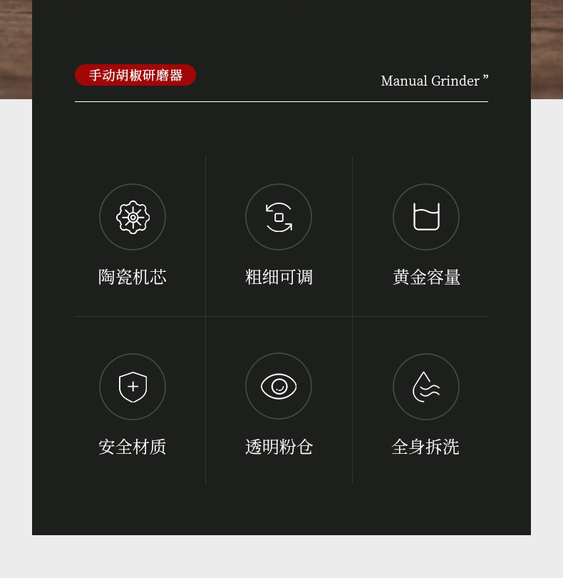 定量盐罐调料盒透明厨房调料罐防潮密封调味罐家用盐罐调味瓶套装详情2