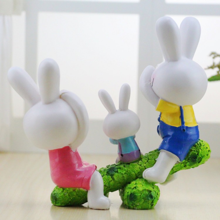 Creative, cute and unadorable rabbit figurines pic 14