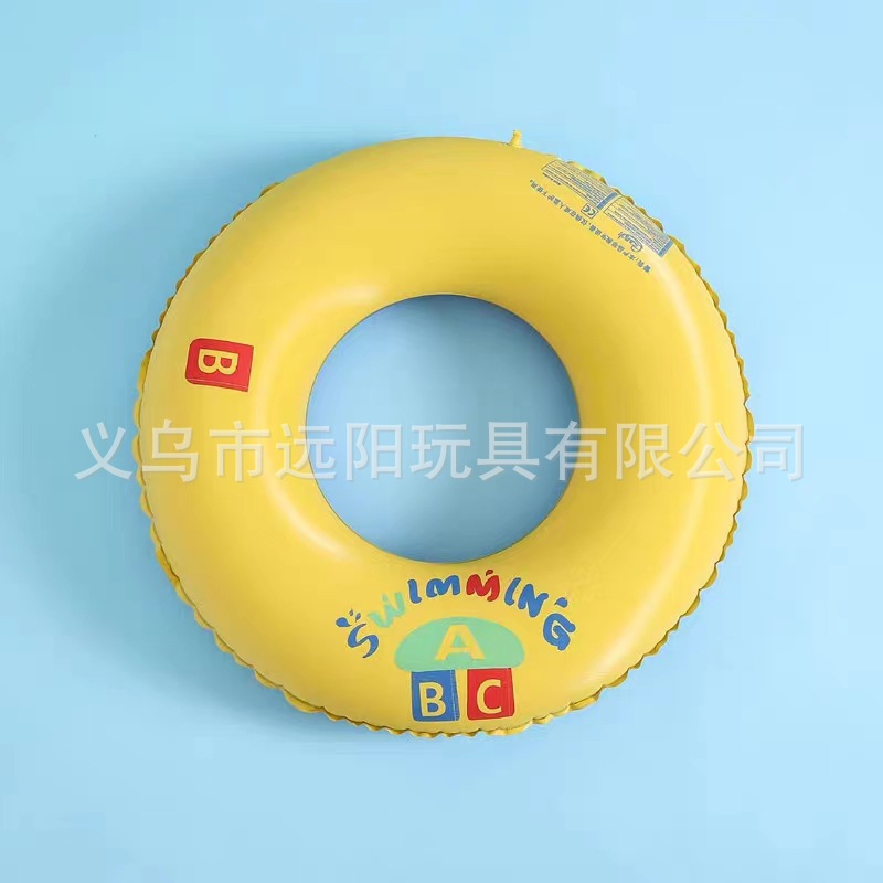 远阳 ins风加厚儿童游泳圈带把手宝宝卡通充气救生圈小孩子腋下圈详情6